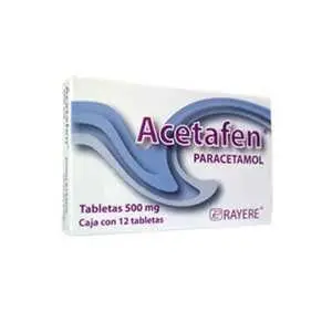Acetafen 500 Mg Tab 12